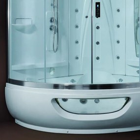 Kamalu - vasca idromassaggio con box doccia 150x150cm modello k-pl500