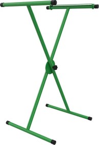 Gamba per mobili a X STEELMI Ibex regolabile in acciaio verde lucido L 60 x P 58 x H max 110 cm