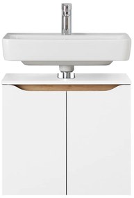 Mobile basso sospeso bianco senza lavello 60x53 cm Set 857 - Pelipal