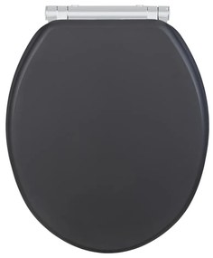 WENKO 25218100-WC sedile WC MORRA 35x42 cm antracite/argento