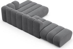 Divano angolare grigio ad angolo destro Lupine - Micadoni Home