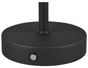 Lampada da tavolo dimmerabile a LED nero opaco (altezza 30 cm) Jeff - Reality