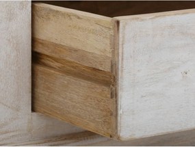 Armadio in legno di mango bianco 100x175 cm Rana - Støraa