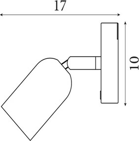 Searchlight 23350GR - applique da parete LED dimmerabile ricaricabile CONE LED/1,5W/5V verde