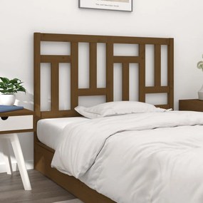 Testiera Per Letto Ambra 125,5x4x100 Cm Legno Massello Di Pino /
