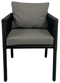 Set da pranzo da giardino in rattan grigio per 6 persone Vera 2 - Floriane Garden