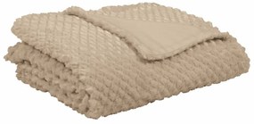 Plaid marrone sabbia Pino, 150 x 200 cm - Tiseco Home Studio