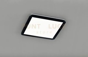 Camillus plafoniera led quadrata metallo nero opaco con funzione di...