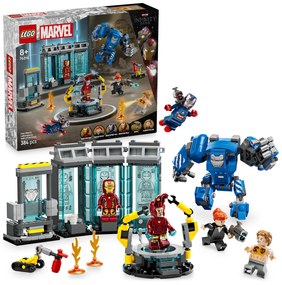 Laboratorio Iron Man Sala Armature Lego Marvel