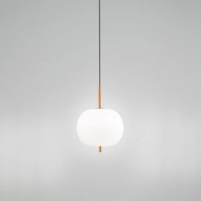 Lampadario In Metallo Contemporaneo Cirro Bianco Led Diffusore Ovale