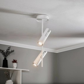 SIGMA Faretto da soffitto Leda 2, 2 luci, bianco