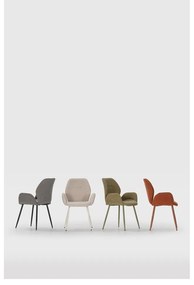 Set di sedie da pranzo beige in imbottito 2 pz Ansu – Marckeric