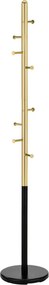 Appendiabiti W68 in nero/oro - H172 cm