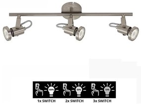 Briloner 2712-032 - Faretto LED dimmerabile SEMPLICE 3xGU10/5W/230V
