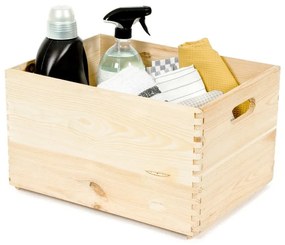 Scatola in legno di pino Custom, 40 x 30 x 23 cm - Compactor