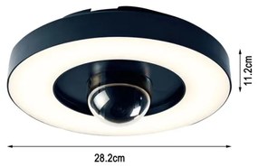 Immax NEO 07792L -LED Telecamera smart per esterni con luce RING 22W/230V Wi-Fi Tuya