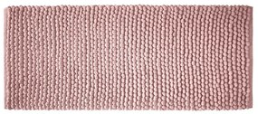 Tappetino da bagno rosa 50x120 cm Aspen Bobble - Bianca