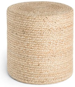 Poggiapiedi di colore naturale Jutta Gold – Hanse Home