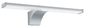 Applique Moderna Pandella 2 Led Plastica Argento E Cromo