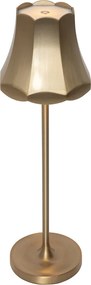 Lampada da tavolo retrò dorata ricaricabile IP44 - Granny