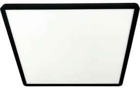Plafoniera LED/40W/230V 3000/4000/6500K 50x50 cm nera