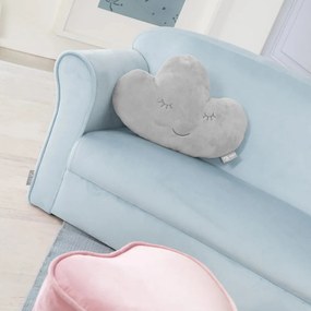 Divano per bambini in velluto azzurro 78 cm Lil Sofa - Roba