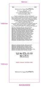 Coperta bianca per bambini 130x160 cm Sweets - Bloomingville Mini