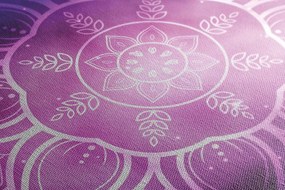 Quadro su tela – Mandala con sfondo galattico