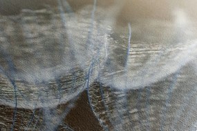 Quadro su tela – Macro soffione su sfondo