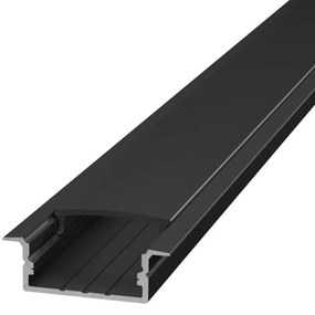 Profilo Incasso per Doppia Striscia LED 1m e 2m - NERO Variante Lunghezza Profilo 1 metro