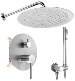 Set doccia da incasso Rea Foss Clif Nickel Brush + BOX