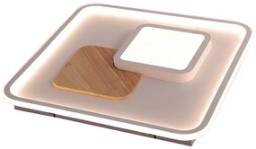 Plafoniera LED SURY beige IP20 cct da bianco caldo a bianco freddo con regolazione di temperatura, 5862 lumen