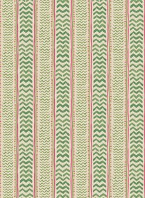 GP & J Baker Carta da parati Wriggle Room - Green/ Pink