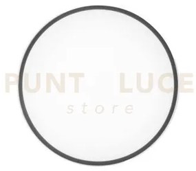 Plafoniera led pangea nera 24w 3520lm cct 41x41x6cm i-pangea-pl40-ner
