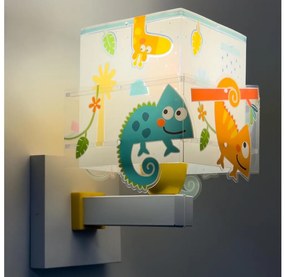 Dalber 63319 - Applique per bambini HAPPY JUNGLE 1xE27/15W/230V