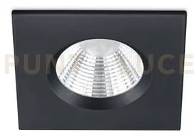 Illuminazione da incasso zagros led  quadrato  dimmerabile nero 650...