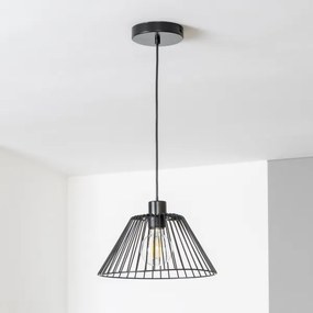 Brilagi - Lampadario LED a sospensione su cavo CERIA WIRE, 1xE27/40W/230V, Ø 30 cm, nero