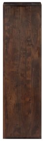 Mobiletto consolle in legno massello di acacia 40x30x110 cm