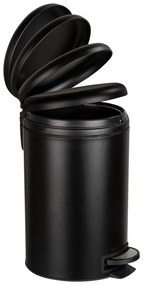 Bidone nero Easy Close, 12 L Leman - Wenko