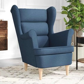 Poltrona Blu 74x84x100 Cm İn Tessuto /