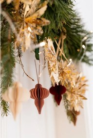 Ornamenti natalizi in carta in set da 4 Milay - Bloomingville