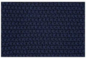 Coperta blu scuro in cotone riciclato 130x170 cm Santos – House Nordic