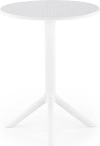 Tavolo rotondo Calvo in bianco - ø60/h72 cm