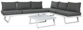 Divano e Tavolo Home ESPRIT Metallo 130 x 68 x 65 cm