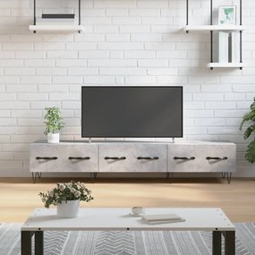Mobile Porta Tv Grigio Cemento 150x36x30 Cm Legno Multistrato /