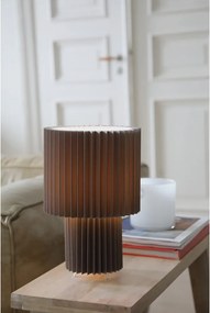 Lampada da tavolo grigia con paralume in tessuto (altezza totale 32 cm) Catis – Markslöjd