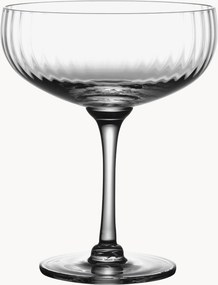 Set di 4 bicchieri da cocktail in cristallo soffiato Ripple