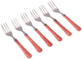Set 6 Pz Forchette da Dolce - Posate Particolari Boston in Stile