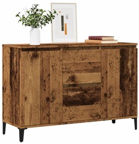 Credenza Legno Antico 102x35x70 Cm İn Legno Multistrato /