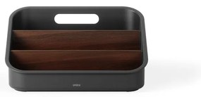 Organizer da bagno nero per cosmetici in plastica riciclata Bellwood - Umbra